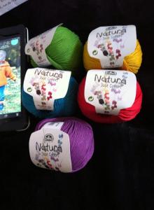 Natura balls five colours